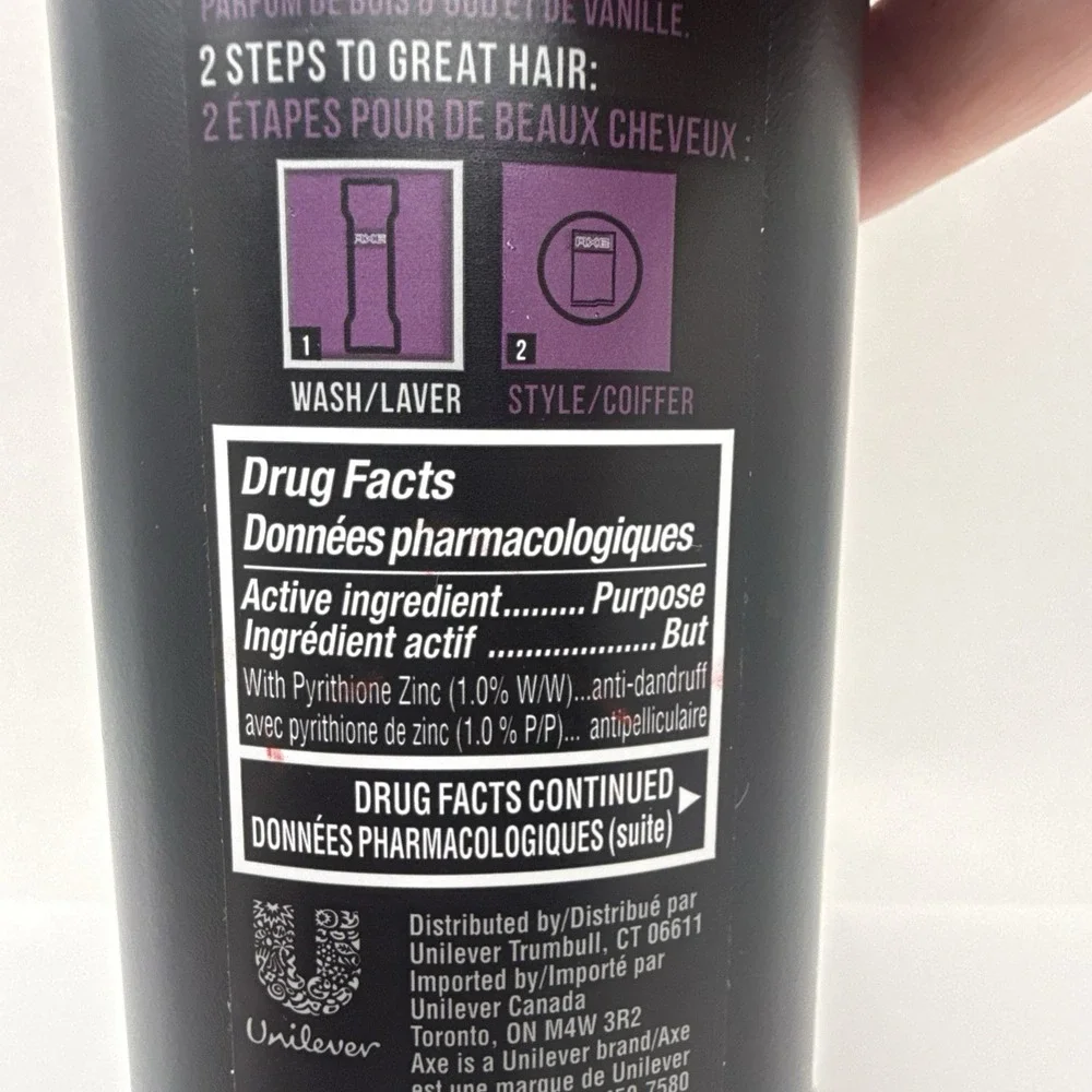 AXE Daily Dandruff Defense Shampoo Oud Wood & Vanilla 12 OZ NEW Discontinued HTF